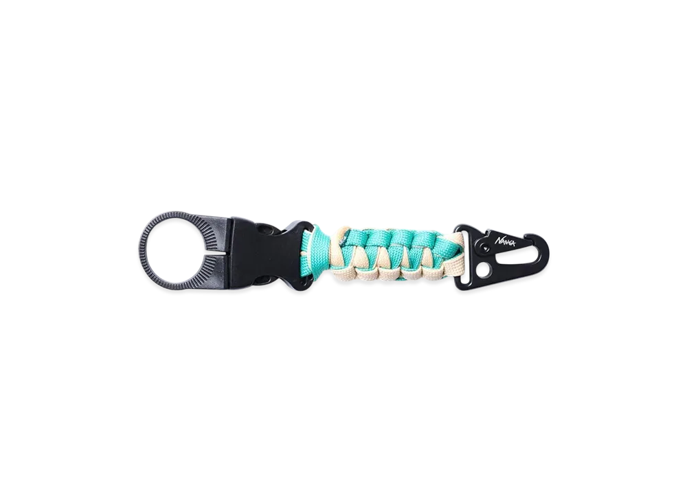 NANGA Paracord Bottle Holder "Gray/Green"