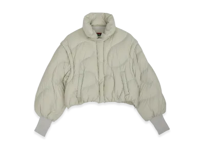 NANGA x Ameri 2Way Wave Down Coat "Ivory"