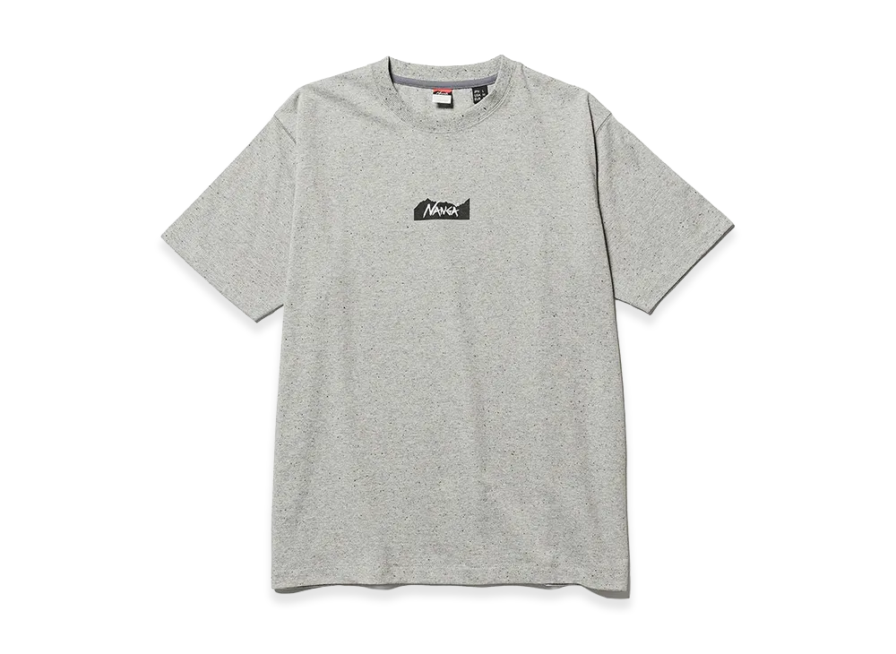NANGA Eco Hybrid MT Logo Tee "Grey"