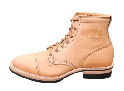 WESCO Shoemaker Family Collection "Natural" Natural Essex 7 Height Hendrik Toe Cap NAT907P269TC E
