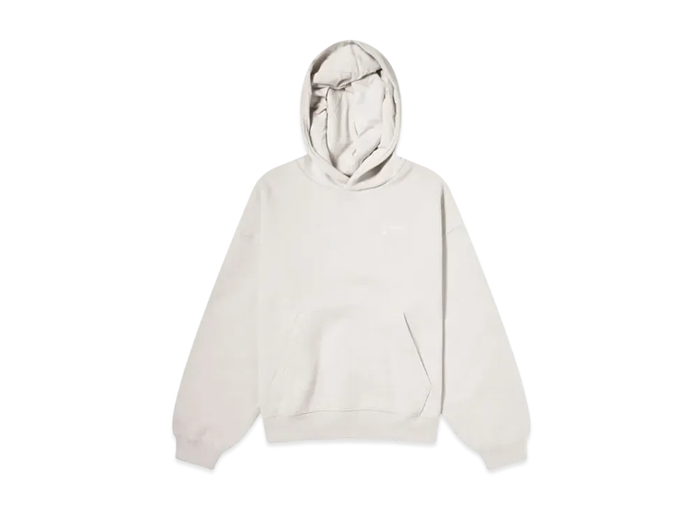 New Balance Essentials Linear Heritage Oversized Sweat Hoodie "White"