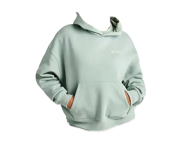 New Balance Essentials Linear Heritage Oversized Sweat Hoodie "Moss Green"