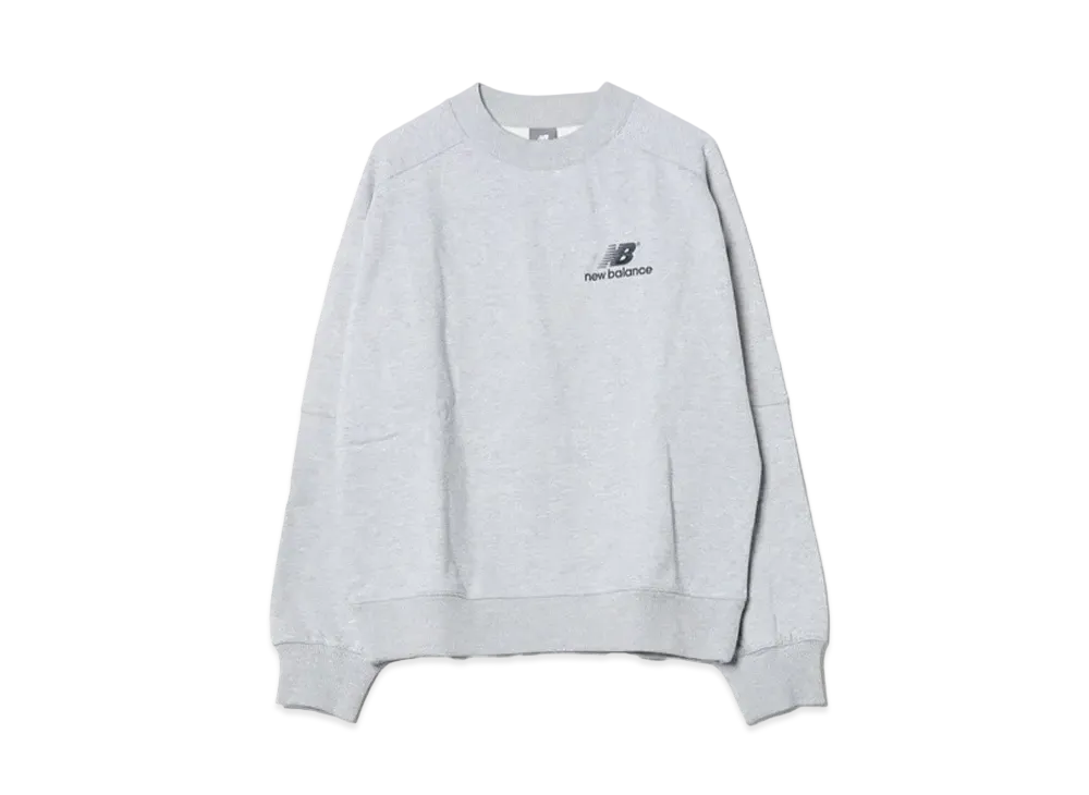 New Balance Sweat Crew Sweatshirt Oversize "Gray"