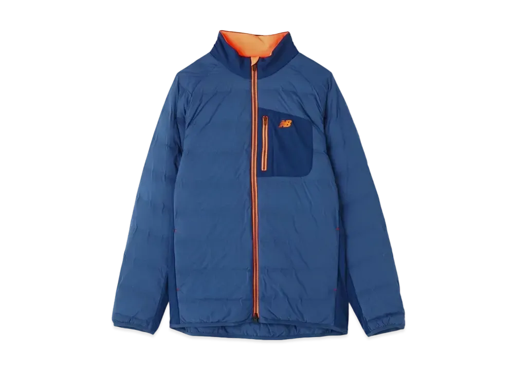 New Balance Golf Light Down Full Zip Blouson "Blue"