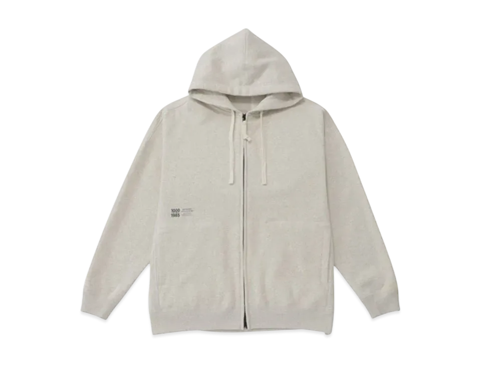 New Balance 1000 Sweatshirt Full Zip Hoodie Regular Fit "Oatmeal"