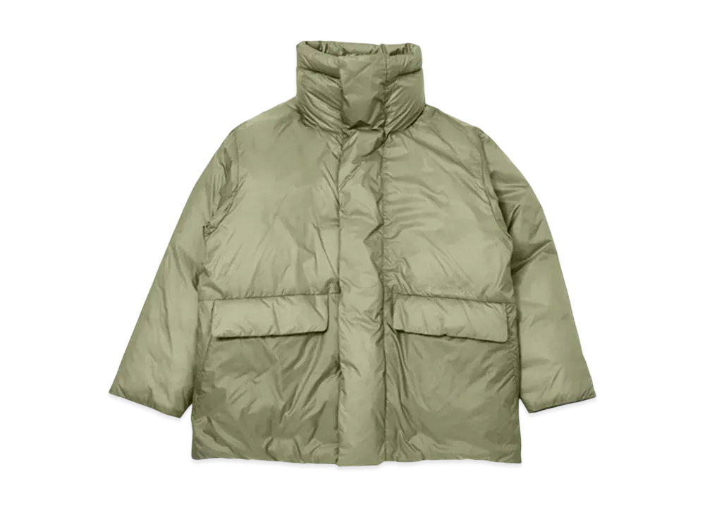 New Balance MET24 Short Down Jacket "Dark Olivine"