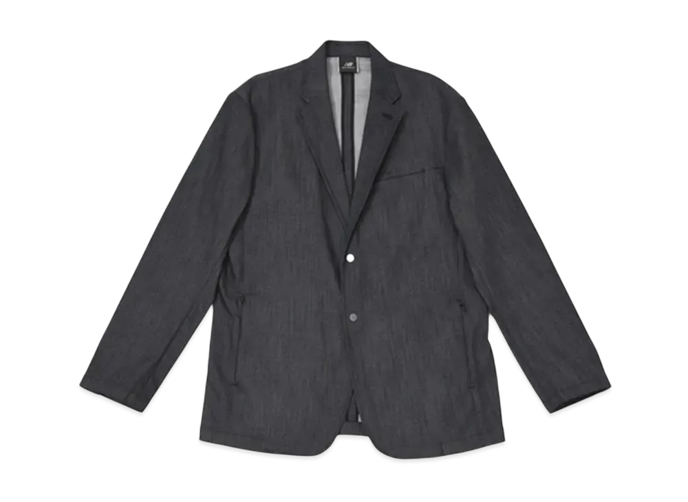 New Balance MET24 Denim Single Jacket "Black"