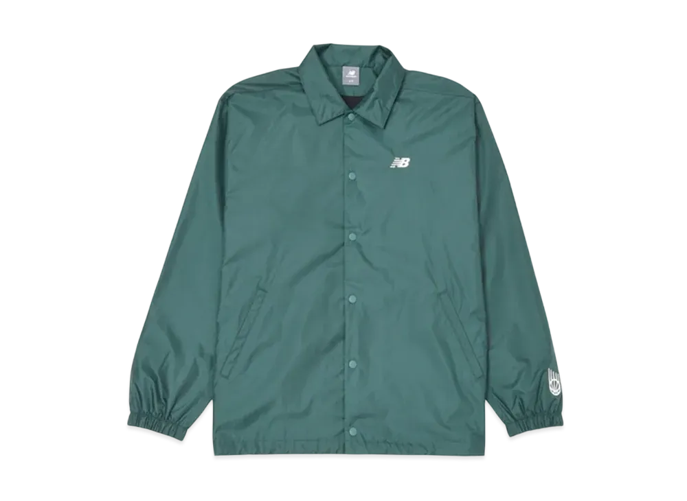 New Balance Coach Jacket "Night Watch Green"