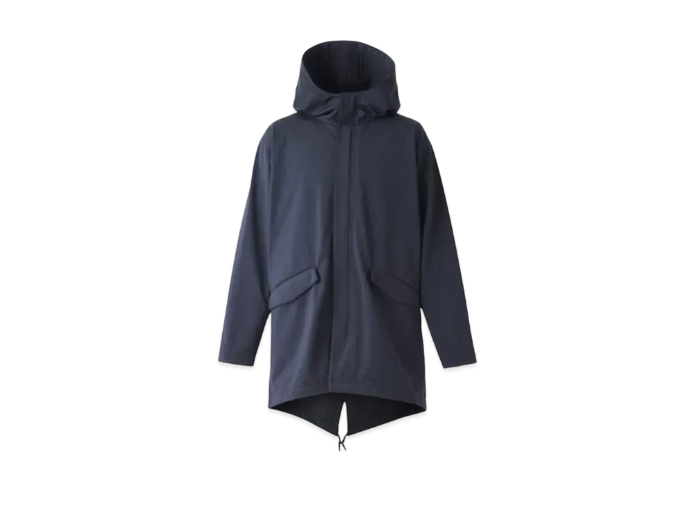 New Balance Black Out Collection Stretch Bonded Coat Windproof And Water Repellent "Black"