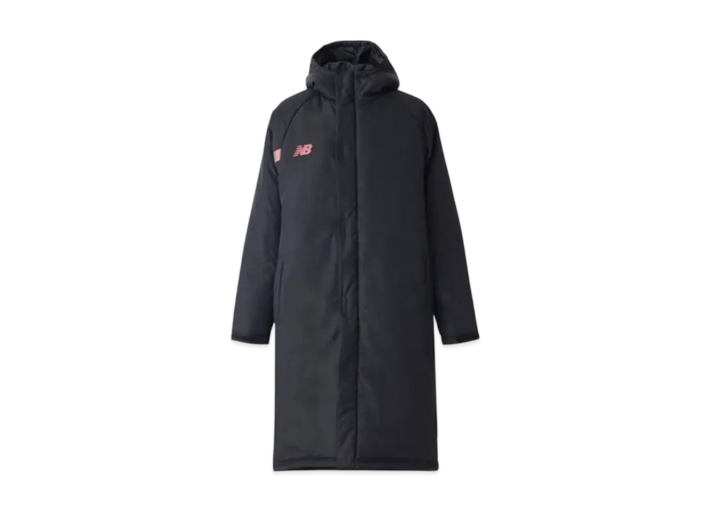 New Balance Black Out Collection Padded Long Coat Water Repellent "Black"