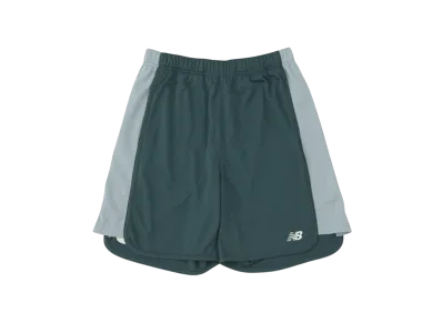 New Balance Side Panel Shorts "Night Watch Green"