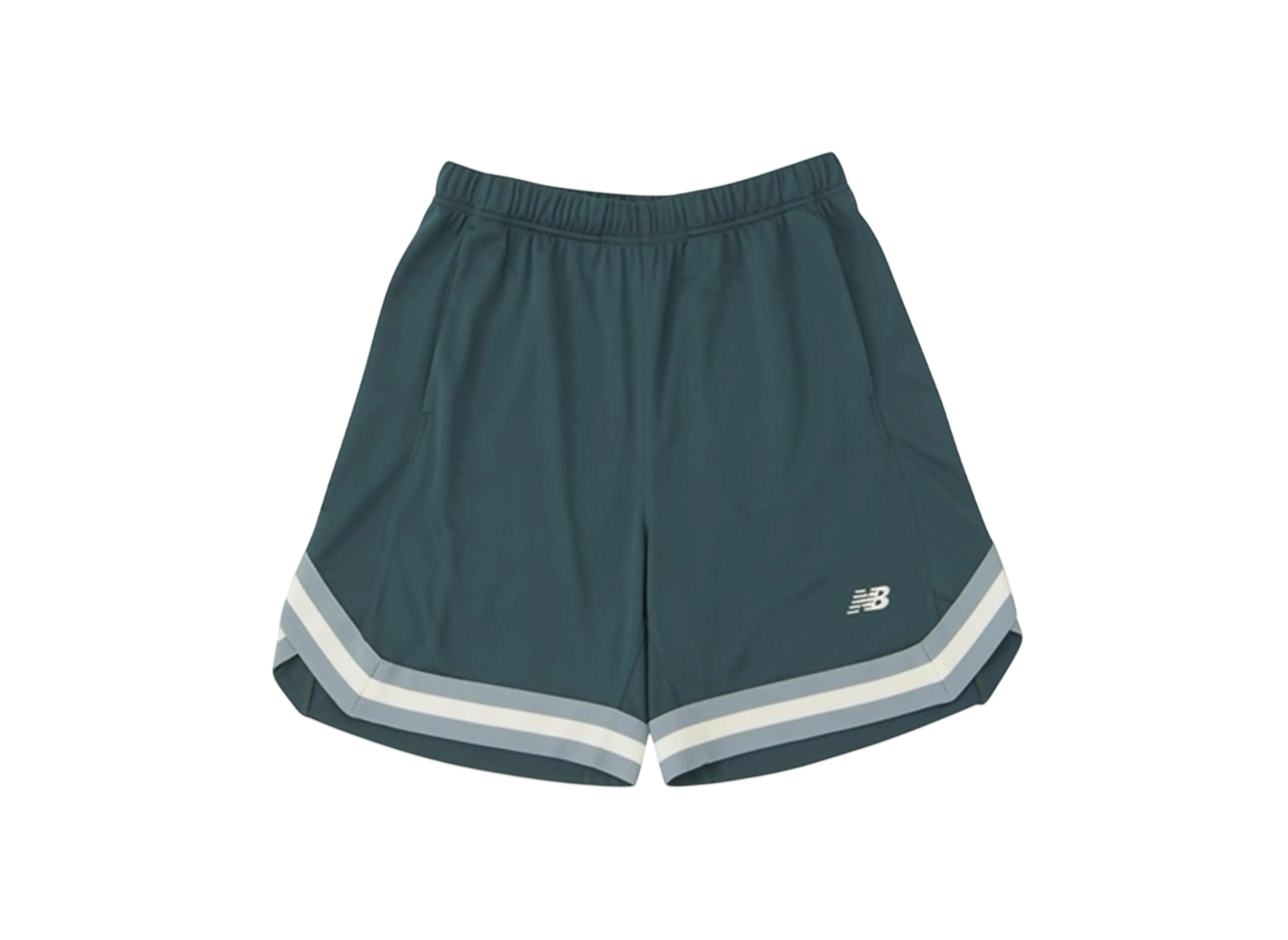 New Balance Ribbed Shorts "Night Watch Green"