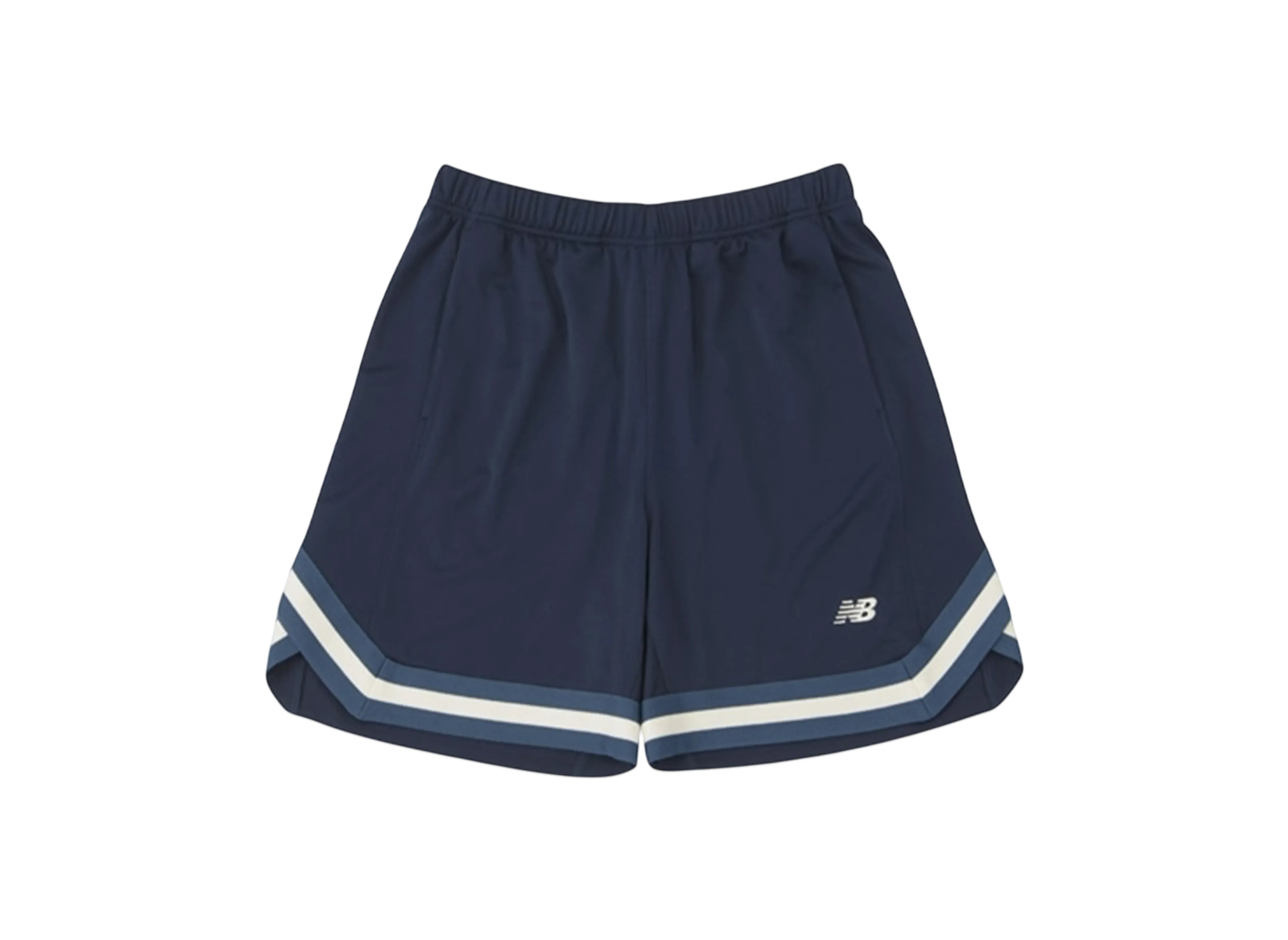 New Balance Ribbed Shorts "Team Navy"