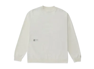 New Balance 1000 New Balance Ribbed Hem Long Sleeve T-Shirt Regular Fit "Sea Salt"