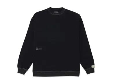 New Balance 1000 New Balance Ribbed Hem Long Sleeve T-Shirt Oversized Fit "Black"