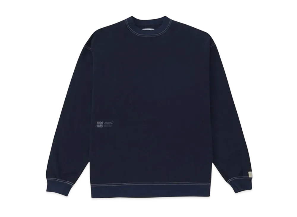 New Balance 1000 New Balance Ribbed Hem Long Sleeve T-Shirt Oversized Fit "Pigment"
