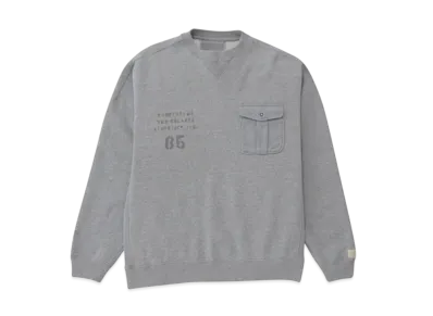 New Balance 1000 Stencil Sweat Crew Oversize Fit "Athletic Gray"