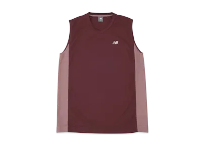 New Balance Dimple Mesh Sleeveless "Classic Burgundy"
