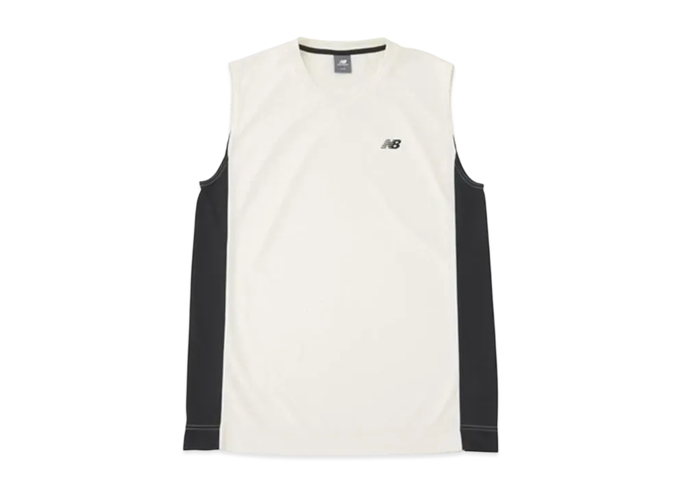 New Balance Dimple Mesh Sleeveless "Sea Salt"