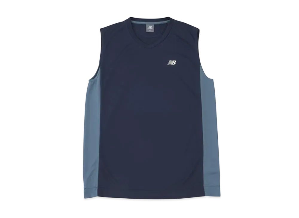 New Balance Dimple Mesh Sleeveless "Team Navy"