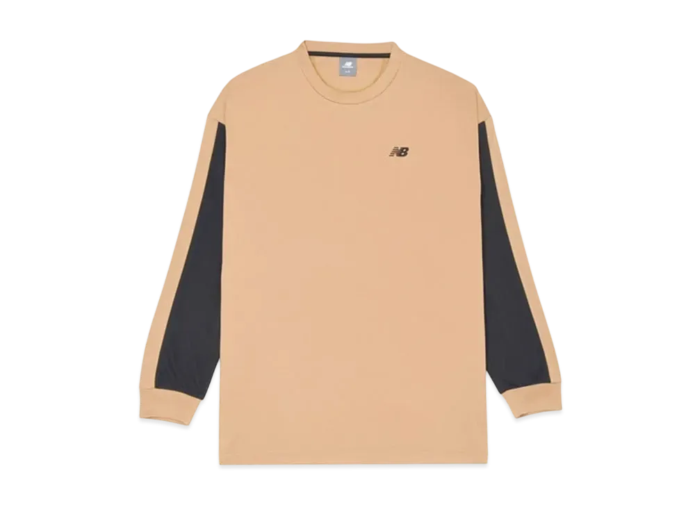 New Balance Side color block long sleeve T-shirt "Great Plains"