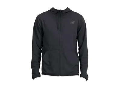 New Balance Tenacity Grit Full Zip Hoodie Jacket "Black"