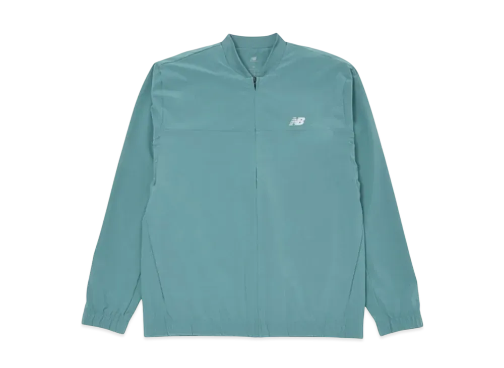 New Balance Stretch Woven Bomber Jacket "New Spruce"