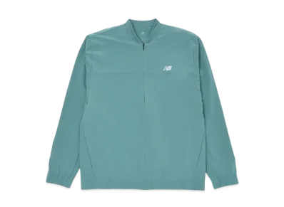 New Balance Stretch Woven Bomber Jacket "New Spruce"