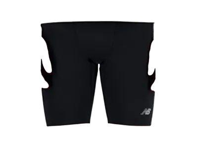 New Balance Nb Sleek Pocket Half Tights 9 Inches "Black"