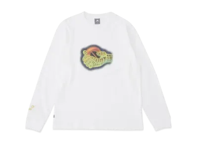 New Balance Kl2 Graphic Long Sleeve T-Shirt "White"