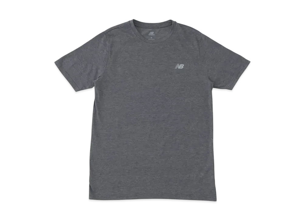 New Balance Sport Essentials Heather New Balance Tech Short Sleeve T-Shirt "Black Heather"