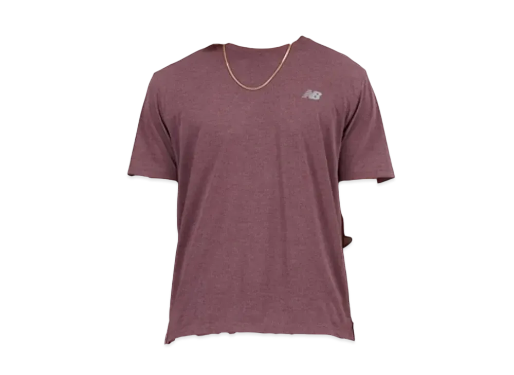 New Balance Athletics Short Sleeve T-Shirt "Licorice Heather"