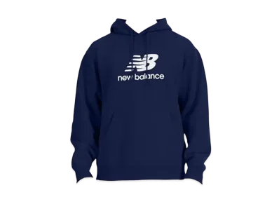 New Balance Sport Essentials Stacked Logo Sweatshirt Hoodie "Nb Navy"