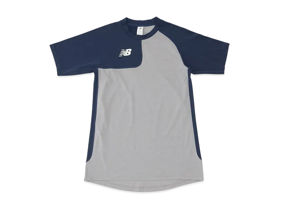 New Balance Bp Baseball Asymmetric Short Sleeve Top (Right-Handed Pitcher) "Nb Navy"