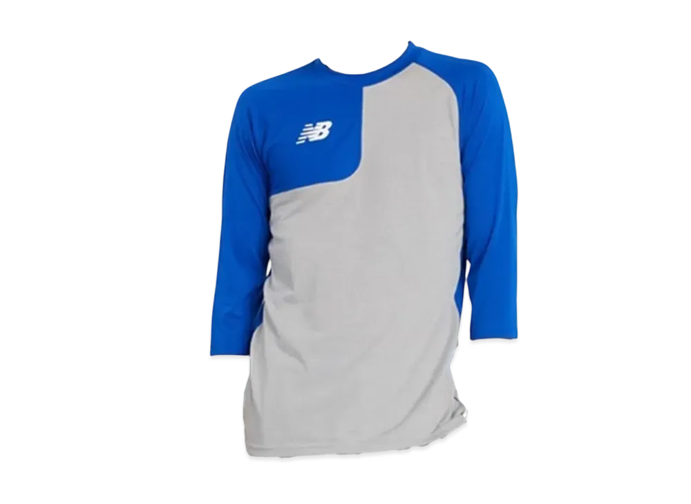 New Balance Baseball Asymmetric Long Sleeve Top (For Right-Handed Pitchers) "Team Royal"