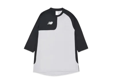 New Balance Baseball Asymmetric Long Sleeve Top (For Right-Handed Pitchers) "Black"