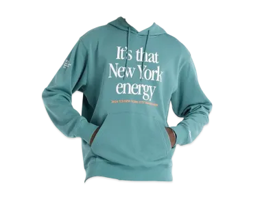 New Balance New York City Marathon New Balance Graphic French Terry Crew Hoodie "New Spruce"