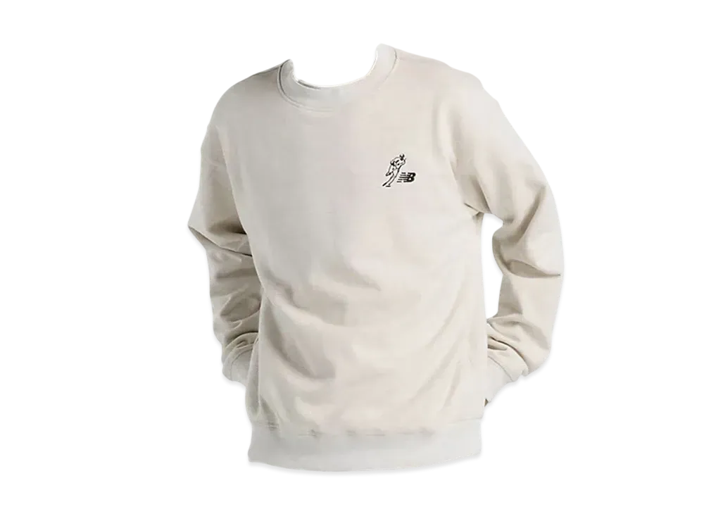 New Balance Shohei Signature Fleece Crewneck "Oatmeal Heather"