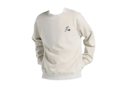 New Balance Shohei Signature Fleece Crewneck "Oatmeal Heather"