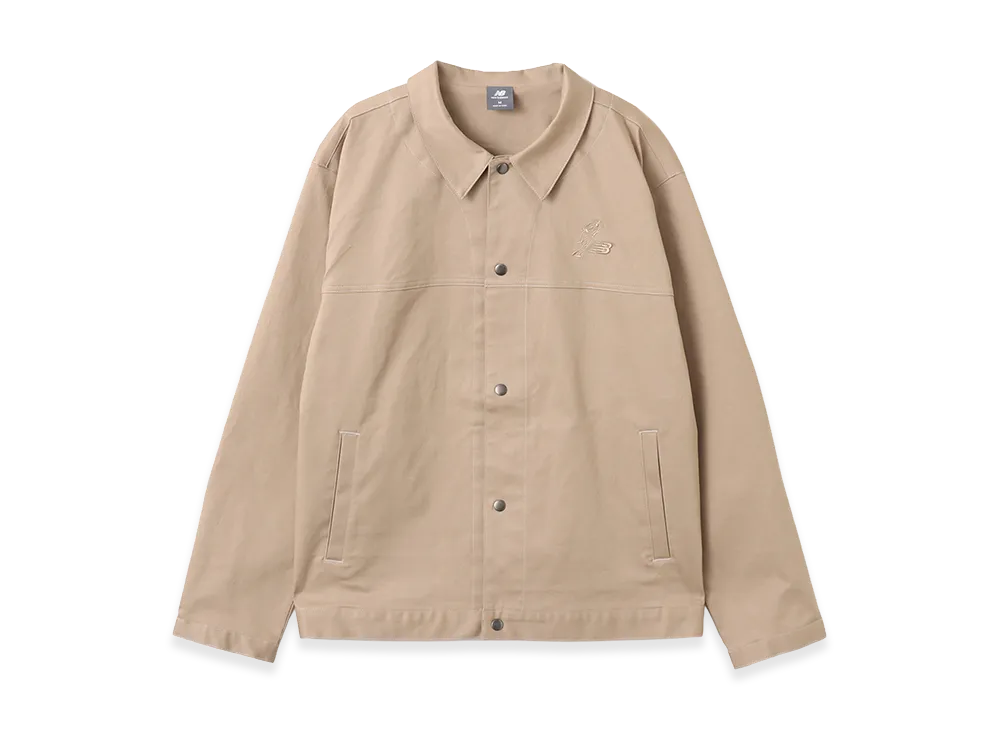 New Balance Shohei Signature Woven Twill Lined Jacket "Beige"