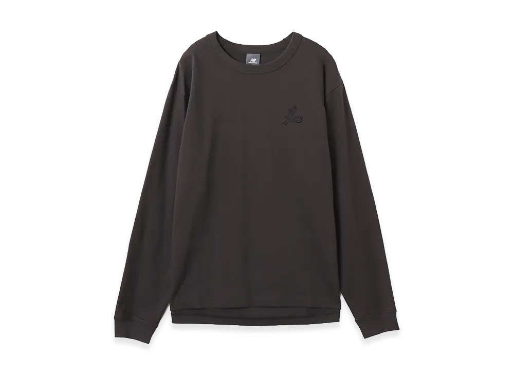 New Balance Shohei Signature Heavy OZ LS T-Shirt "Brown"