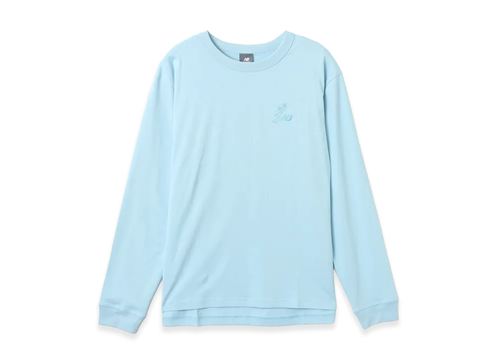 New Balance Shohei Signature Heavy OZ LS T-Shirt "Blue"
