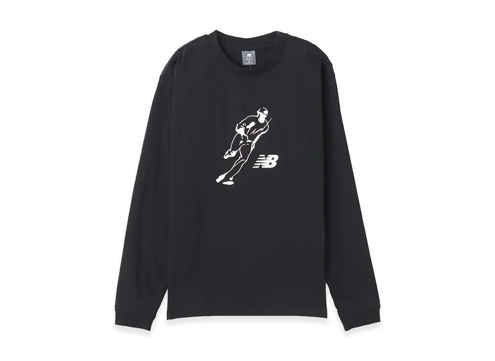 New Balance Shohei Always On Logo LS T-Shirt "Black"