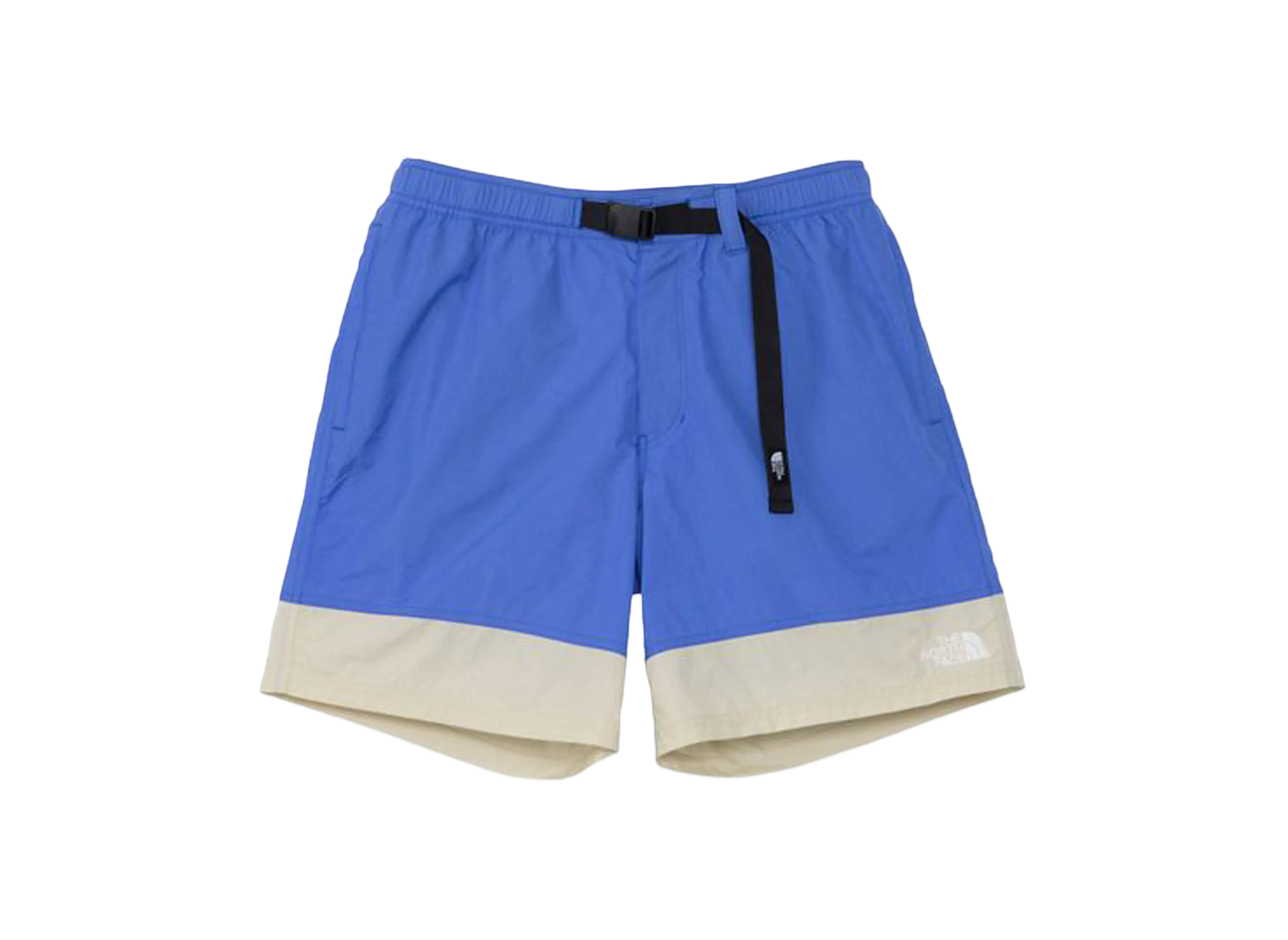 The North Face Nuptse Shorts "GravelxSolar Blue"