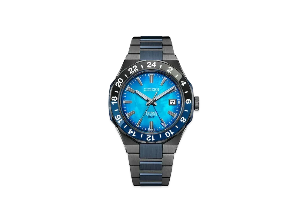 CITIZEN Series 8 880 Mechanical Brand Watch 100th Exclusive Model World Exclusive 2200 "Gray/Blue" NB6036-52N