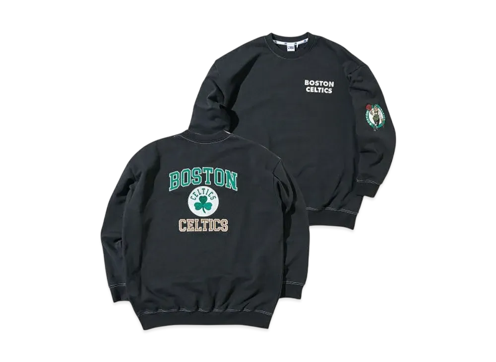 NBA Team Lettering Sweatshirt Overfit Celtics "Black"