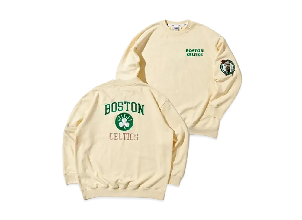 NBA Team Lettering Sweatshirt Overfit Celtics "Ivory"