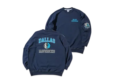NBA Team Lettering Sweatshirt Overfit Mavericks "Navy"