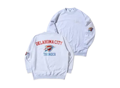 NBA Team Lettering Sweatshirt Overfit Thunder "Gray"