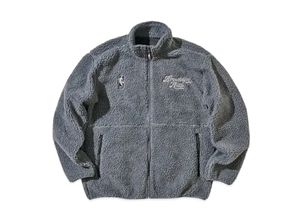 NBA Team Fleece Jacket Warriors "Grey"